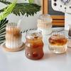 Transparent Glass Cup Creative Ins Exquisite Heat-resistant Tumbler Tea Juice Milk Coffee Mug Home Office Cocktail Beer Glasses