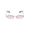 Miu Miu Gradient Design Oval Sunglasses Unisex sunglasses Gold SMUA54_EZVN_FE70O_C_051