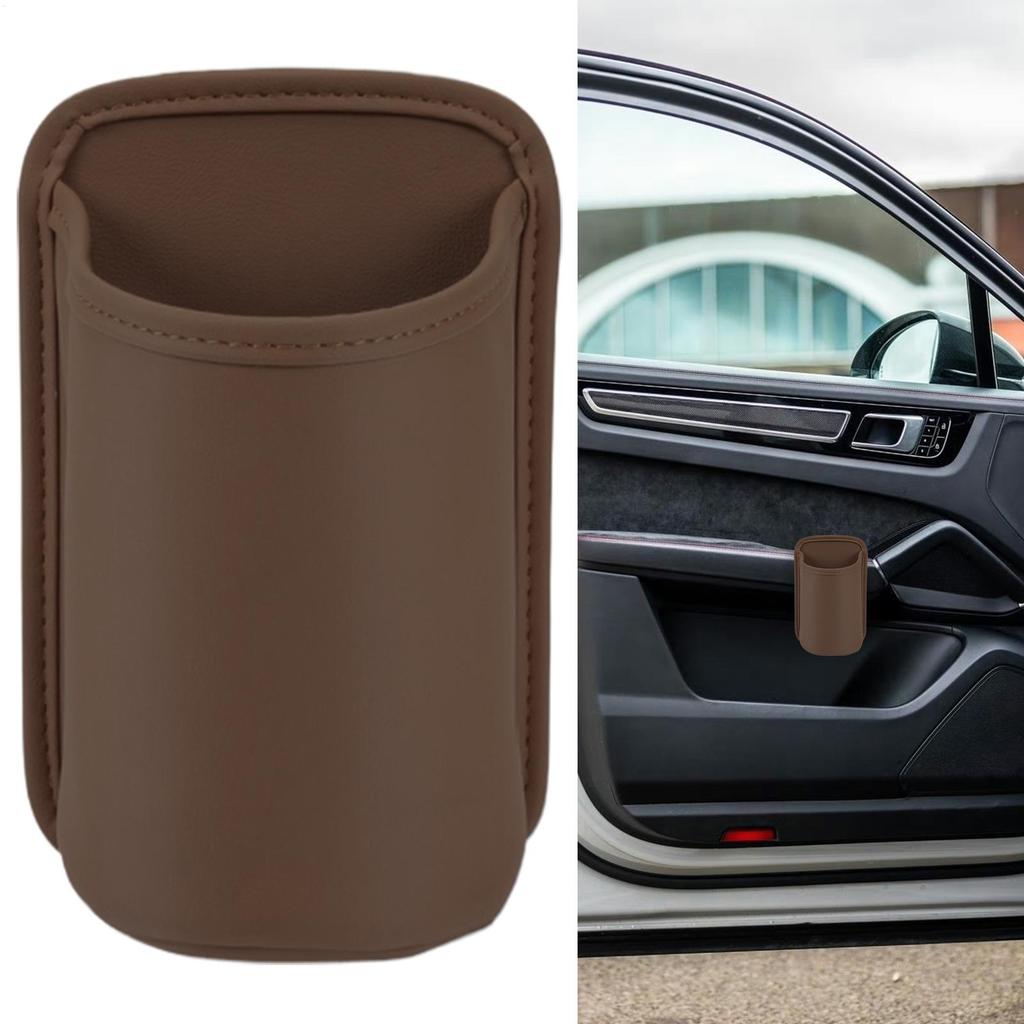 Универсальный подстаканник для двери автомобиля, ПУ, подставка для напитков, контейнер для хранения, органайзер-карман на спинку сиденья автомобиля, автомобильные аксессуары