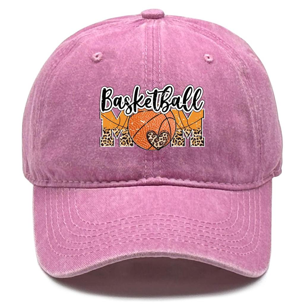 Бейсболка-снэпбек с принтом сердца «Мама-баскетболистка», спортивная кепка-тракер, свободная простая хип-хоп кепка от солнца, регулируемая бейсболка