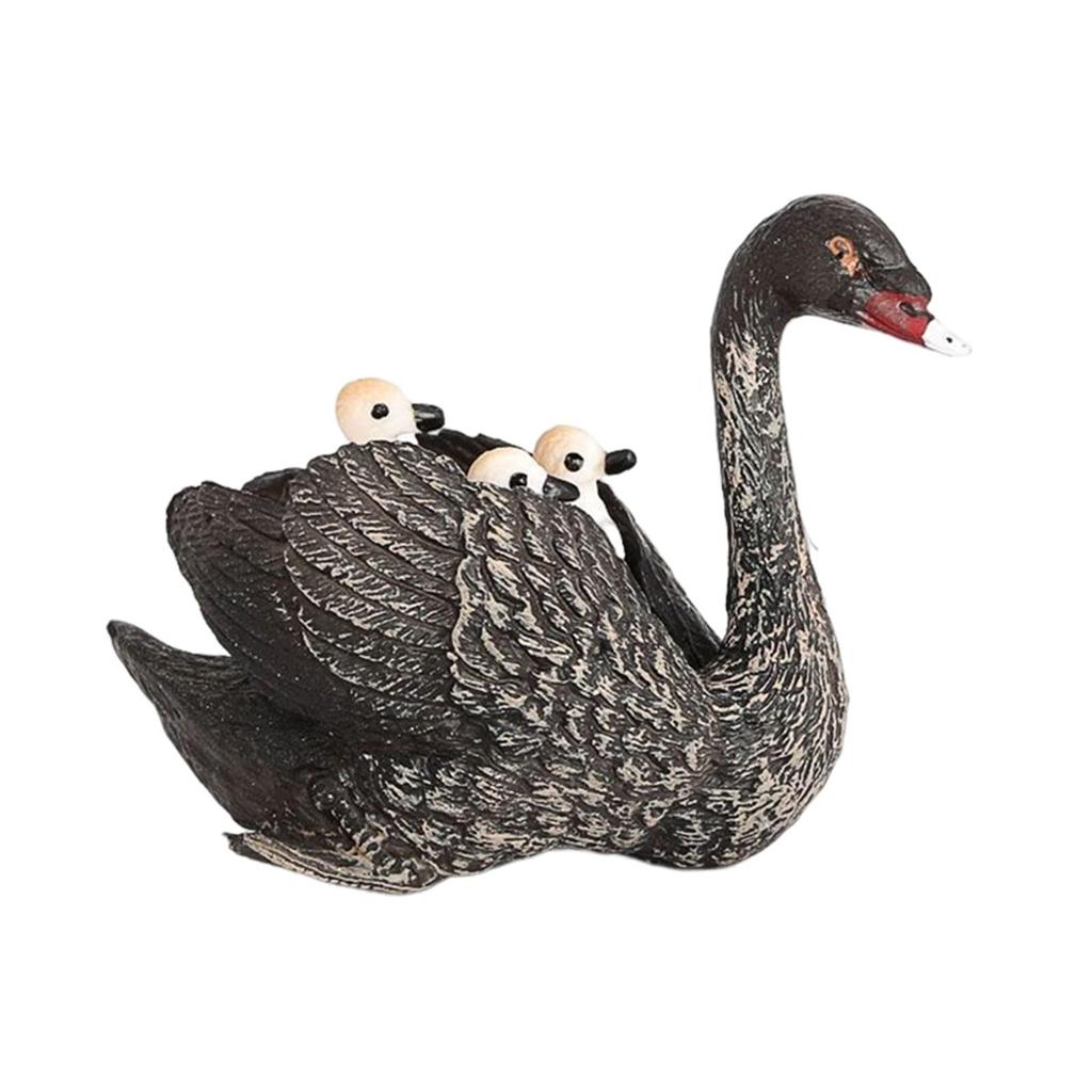 2-6 шт. миниатюрная статуэтка лебедя декоративные элементы для кухни спальни