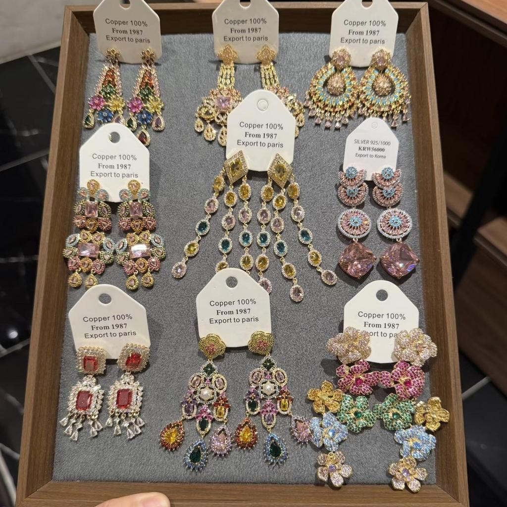 Винтажные серьги-капли с жемчугом и бриллиантовой инкрустацией - Ретро-стиль, Легкая роскошь, Высококачественный дизайн