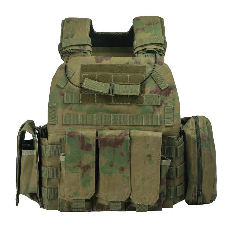 Tactical Vest Outdoor Activities Camouflage Utility Men Women Hiking Camping Shooting Sports Lightweight Oxford Fabric