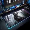 Коврик для мыши Metro 2033 RGB Игровой коврик для мыши Большой светодиодный коврик Настольный коврик для ПК Светящийся коврик для мыши Большие коврики для клавиатуры Настольный ковер с подсветкой