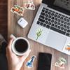 50 Hand-Painted Travel Stickers: Perfect for Journals, Phones, Laptops, Suitcases, and Notebooks