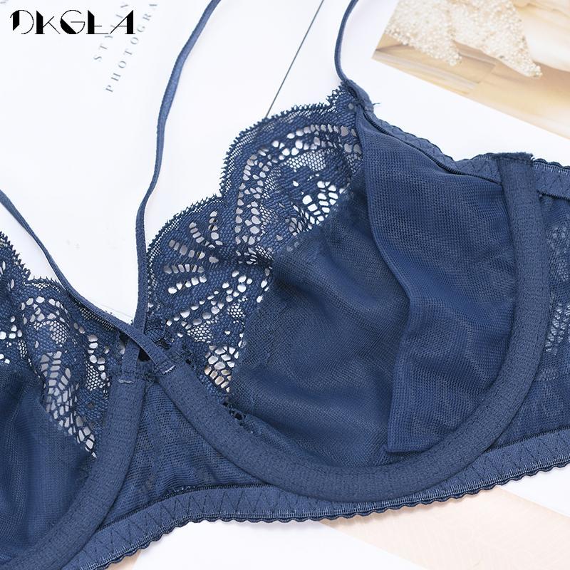 DKGEA Sexy Underwear Set Plus Size Brassiere Ultrathin