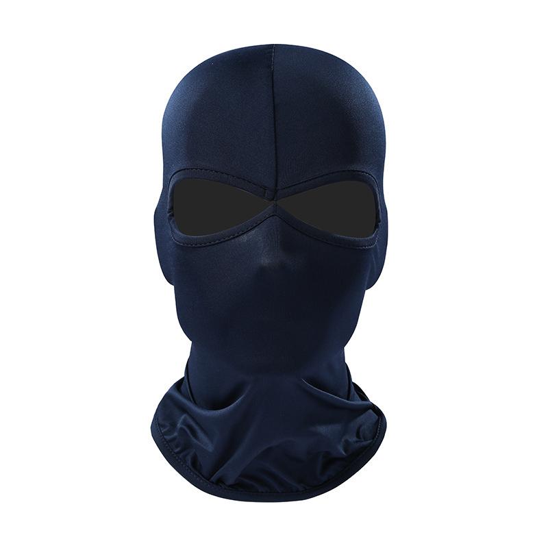 Балаклава с 2 отверстиями для мотоциклетной маски для лица, мотошлема, бандана с капюшоном, горнолыжная маска на всю голову, ветрозащитная маска для лица, мужская байкерская маска