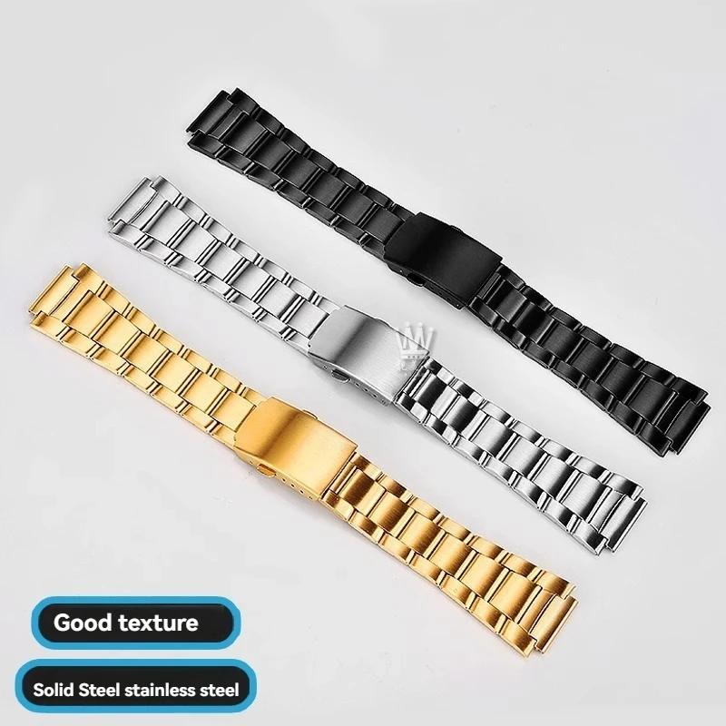 Для Casio 3299 AE1200/1300/1500 AE-1200 AE-1200wh AE-1300 Ремешок из цельной нержавеющей стали 18 мм Металлический корпус из тонкой стали Браслет