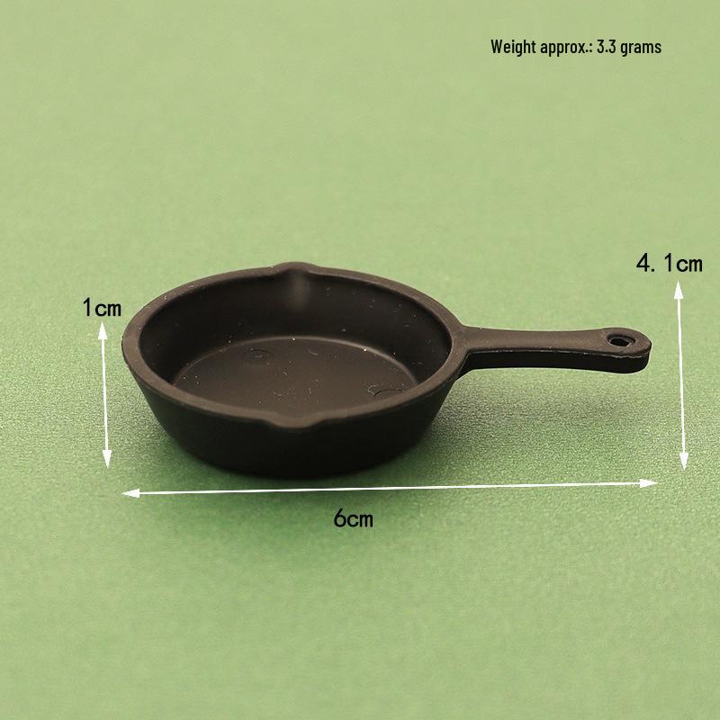 Кукольный домик Миниатюрная 3D Кухонная сцена с едой, посудой и плитой