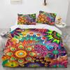 Mandala Duvet Cover Set Boho Style Horse Pattern Chic Polyester Comforter Cover King Twin Size for Teens Adults Kids Bedding Set