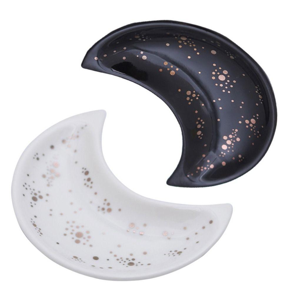 Nordic Jewelry Storage Plate Ceramic Ring Display Tray Bracelets Organizer  Desktop Ornaments