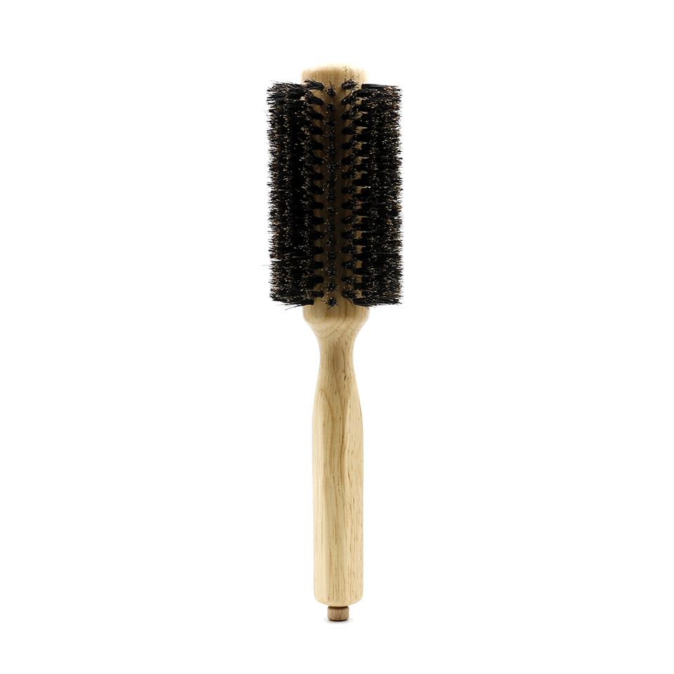 Sizes Handle 6 Wood Boar Bristles Round Brush Removable Tail Professional Barber Salon Hairdressing Hair Brush Hair Round Comb