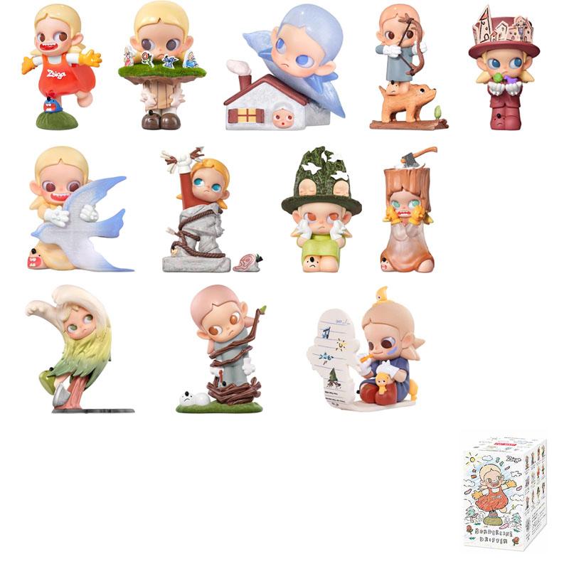 POP MART Zsiga Borderline Drifter Series Бесшумная парковая фигура, Одиночная слепая коробка