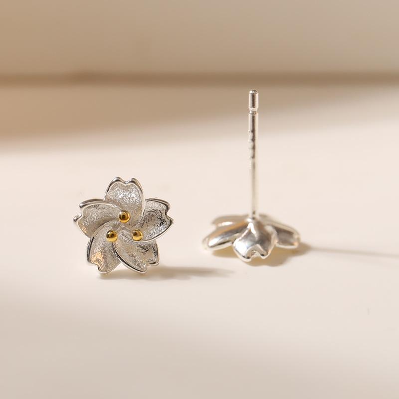 Серьги Sakura Sweet, женские новые модные универсальные серьги в нишевом стиле высокого класса