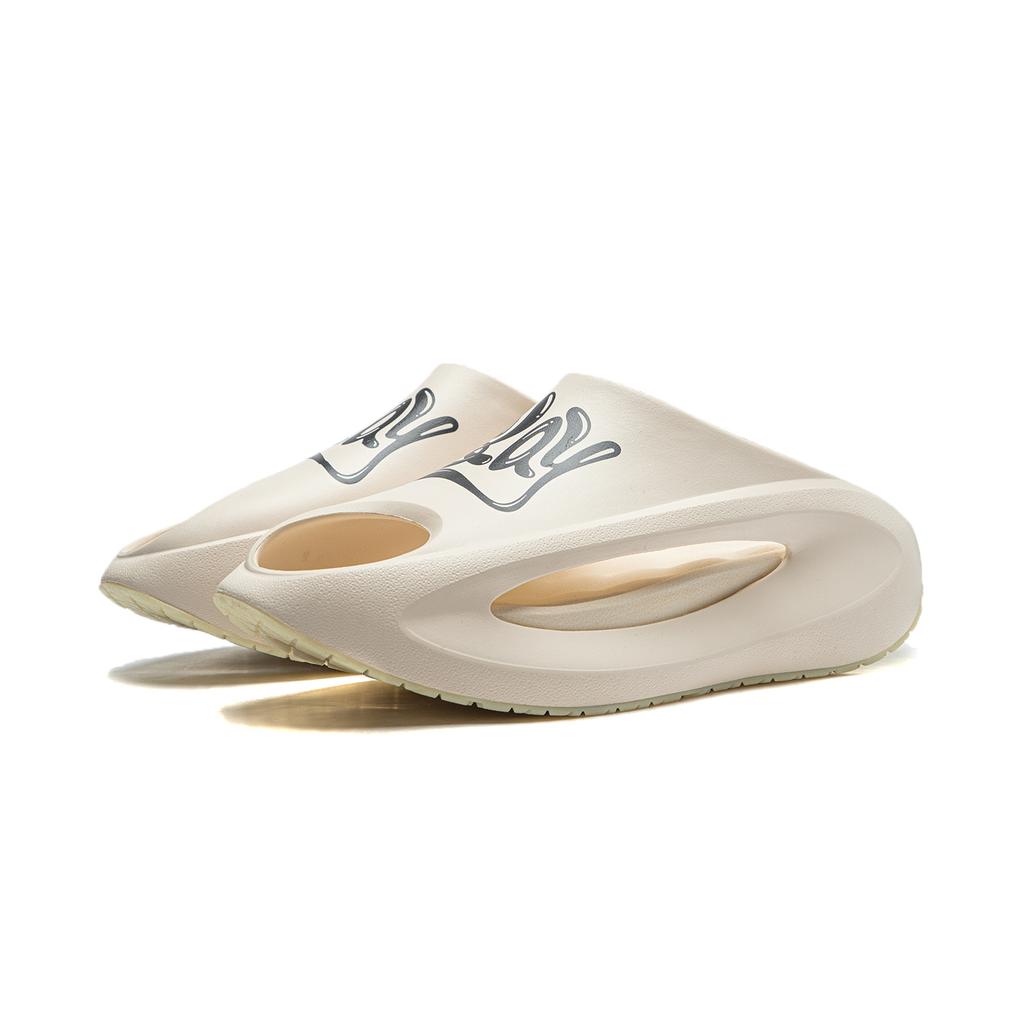 Li Ning Cloud Travel Slay Comfortable Trendy Slide Sandals Unisex Footwear Off-White AZSU005-1