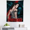Lara Croft Tomb Raider Cartoon Tapestry Art Science Fiction Room Home Decor Wall Hanging Home Decor