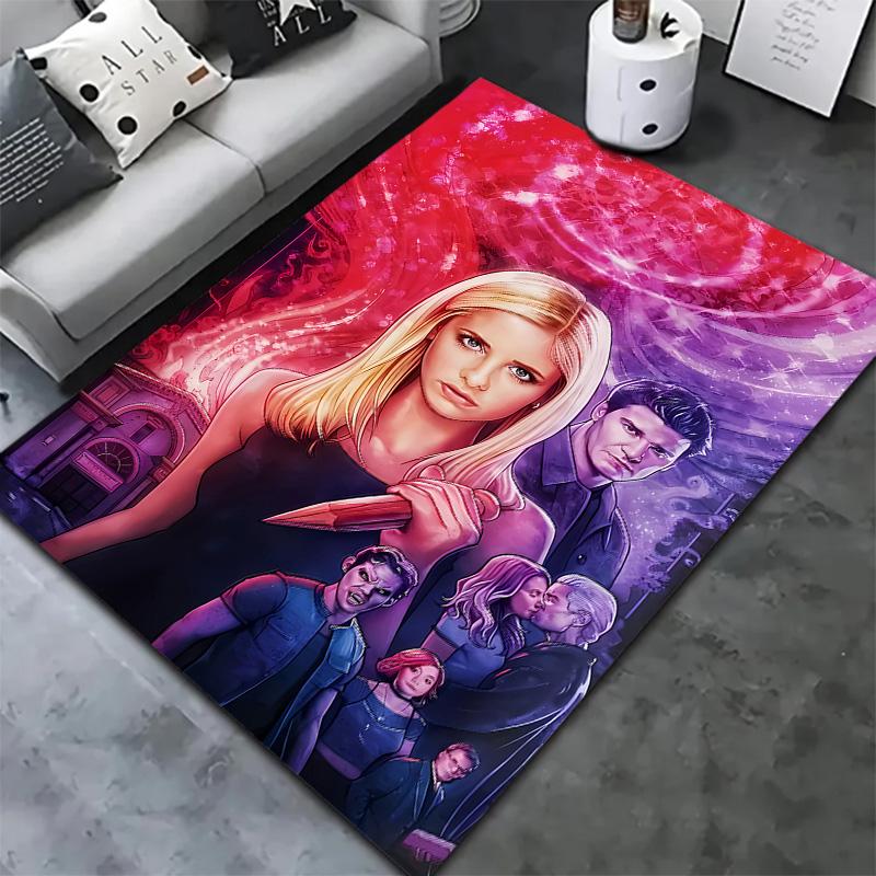 Buffy Vampire Slayer Carpet Rug For Living Room Bedroom Home Sofa Decoration Kids Play Nonslip Floor Mat