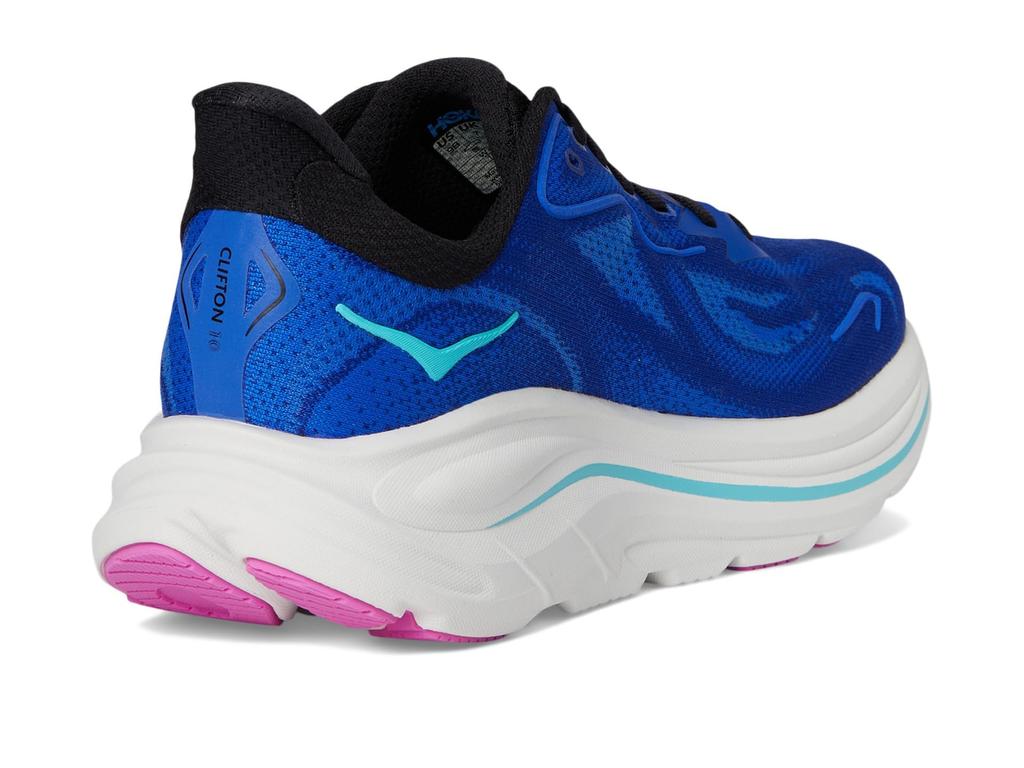 HOKA Clifton 10 WD Running Shoes Size Women's (1162050-NYL, 22.5 cm)