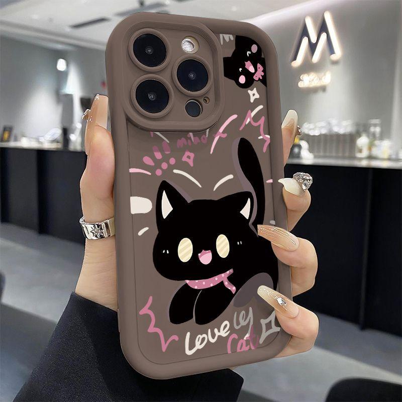 Чехол для мобильного телефона iPhone17Promax «Напугай котенка» лестница подходит для Apple 16promax всесторонние наборы Tianyan 14.