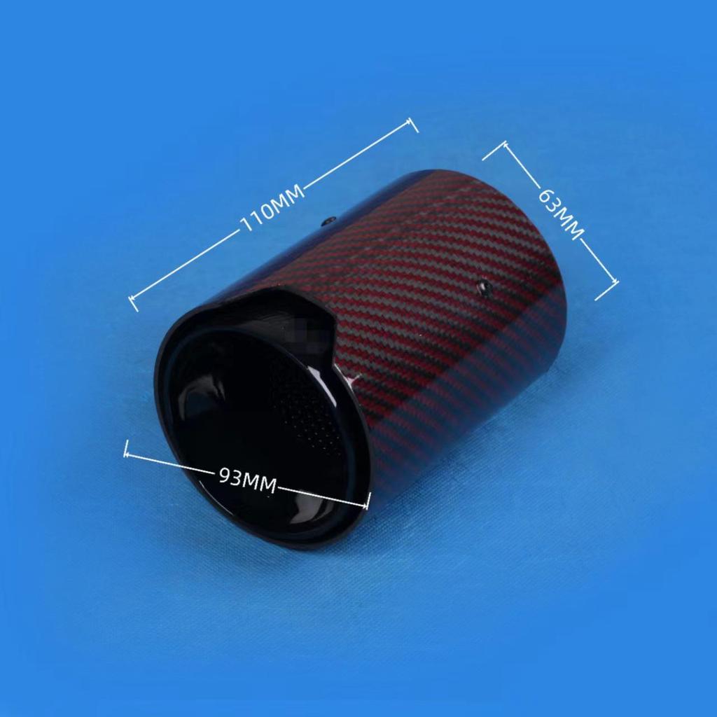 Модификация выхлопной насадки BMW M2/M3/M4 Титан Черный и Синий Углеволокно