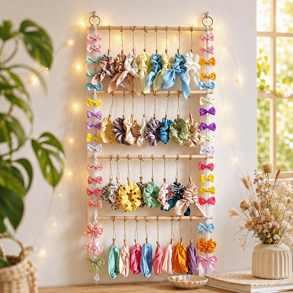Creative Hair Clip Storage Rack Boho Style Headband Organizer Household Use