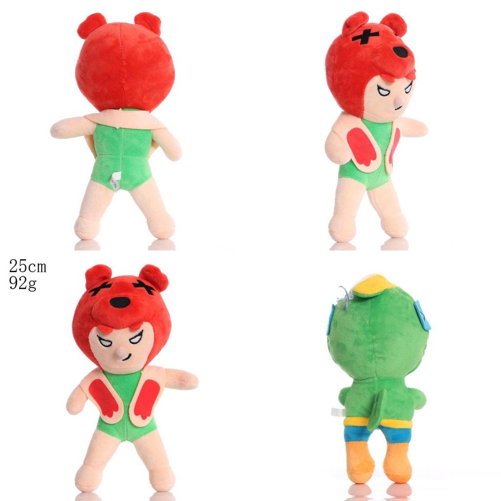 Brawl Stars Кактус Леон Нита Поко Спайк Плюшевая игрушка Подвеска Стильная мягкая кукла Детский подарок