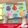 Children's Busy Book for Ages 1-3: Tearable Sticker Activity Toy for Educational Learning