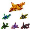 3D Printed Dragon 3D Printed Articulated Crystal Dragon Toy Adults Kids Toys Mystery Dragon