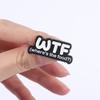 Milf Diet Wtf Enamel Pins Bat Funny Abbreviation Brooches Lapel Badges Punk Cool Jewelry Gift for Family Friends