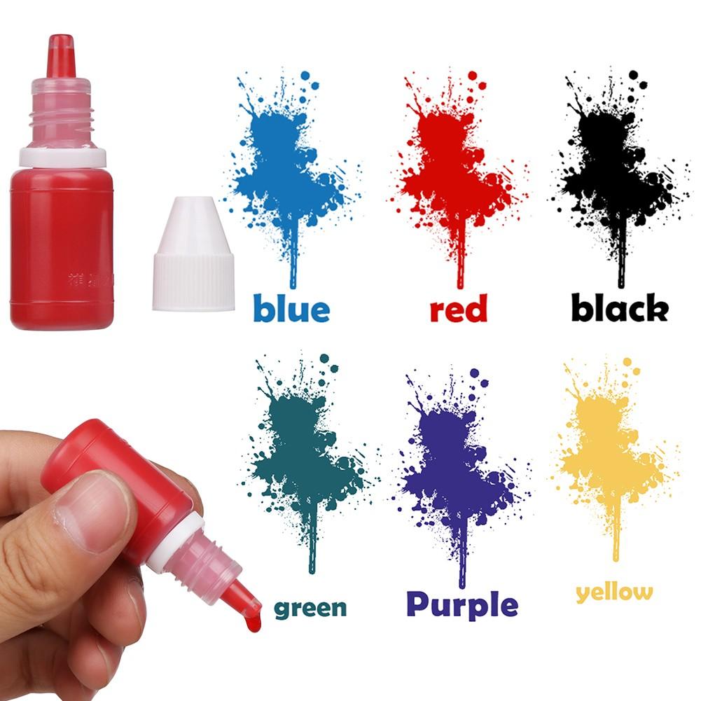 10 мл сменные чернила для фоточувствительной печати, самозакрашивающийся резиновый штамп, сделай сам, масляная кожа