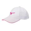Кепка для гольфа Lumbard Logo Tour Технические характеристики Кепка из хлопка E2MW2A07 Свободный размер [Mizuno] Мужская белая/розовая