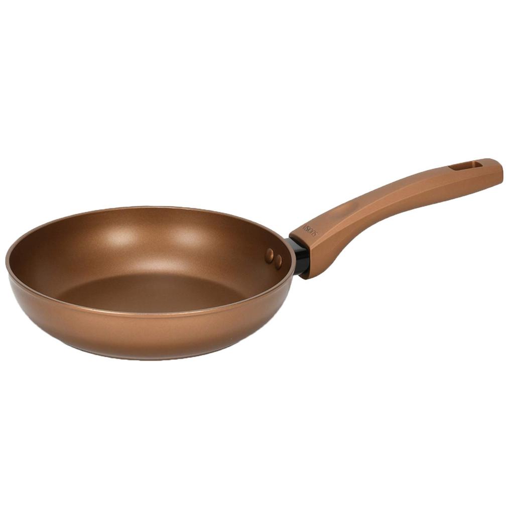 PEARL METAL VISIONS Frying IH Gold Pan, 20cm, Compatible, Coating, CP-8811