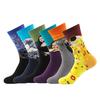 Fashion Retro Cotton Socks Unisex Men Women Socks Fine Art Painting Socks