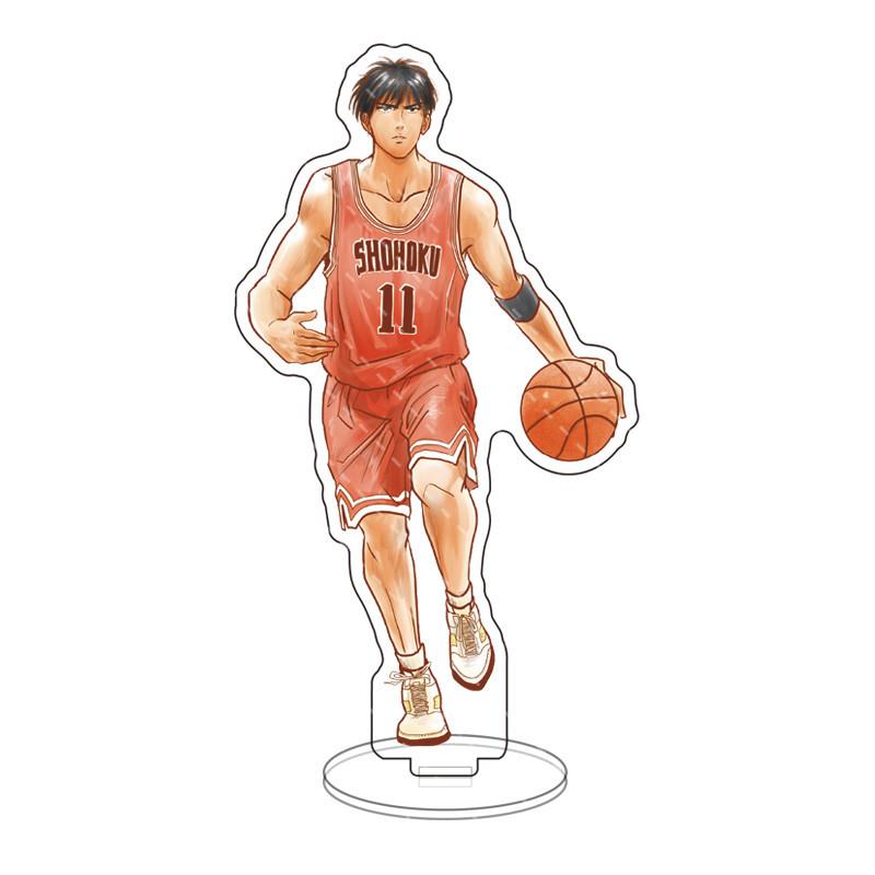 Фигурка аниме Slam Dunk на акриловой подставке Kaede Rukawa Sakuragi Hanamichi, настольная подставка, украшение, мужская модель, игрушки для фанатов