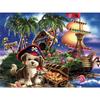 Полный 5D Diy Алмазная картина Мультфильм Щенок Пират Вышивка Крестом Домашний Декор Ручной Подарок