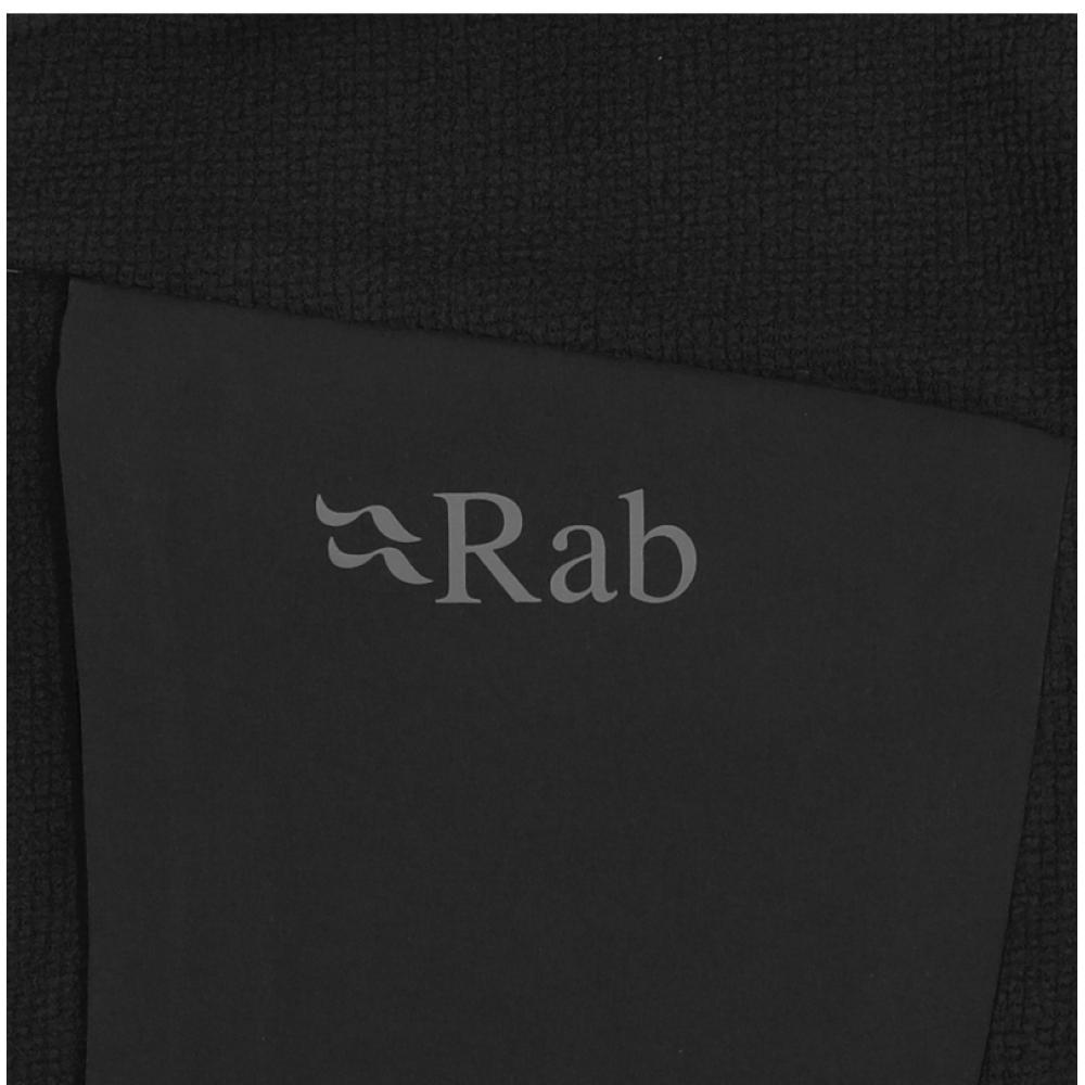 Мужская флисовая куртка на молнии Rab S Черная Qfg 85
