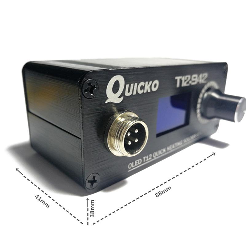 T12-942 Мини Oled Цифровая паяльная станция T12-907 Ручка +T12-K наконечник