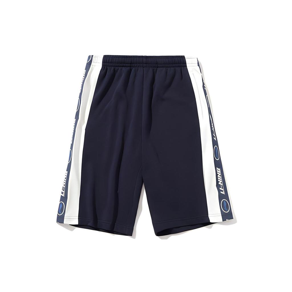 Спортивные тренировочные брюки Li Ning Side Logo мужские брюки чернильно-синие AKSP739-2