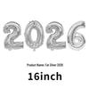 2026 Large Foil Number Balloons Set: 32'' & 40'' for New Year's Celebrations