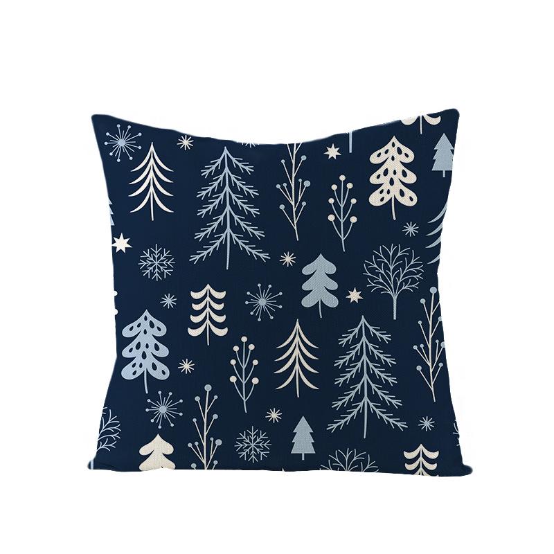 Мультяжная цифровая печать Рождественская наволочка Новый стиль Квадратная полиэстеровая наволочка Чехол для подушки