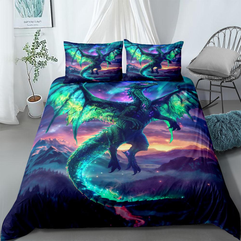 Cowardly Dog Duvet Cover Set EU Single Double King US Twin Full Queen Size  Bedclothes