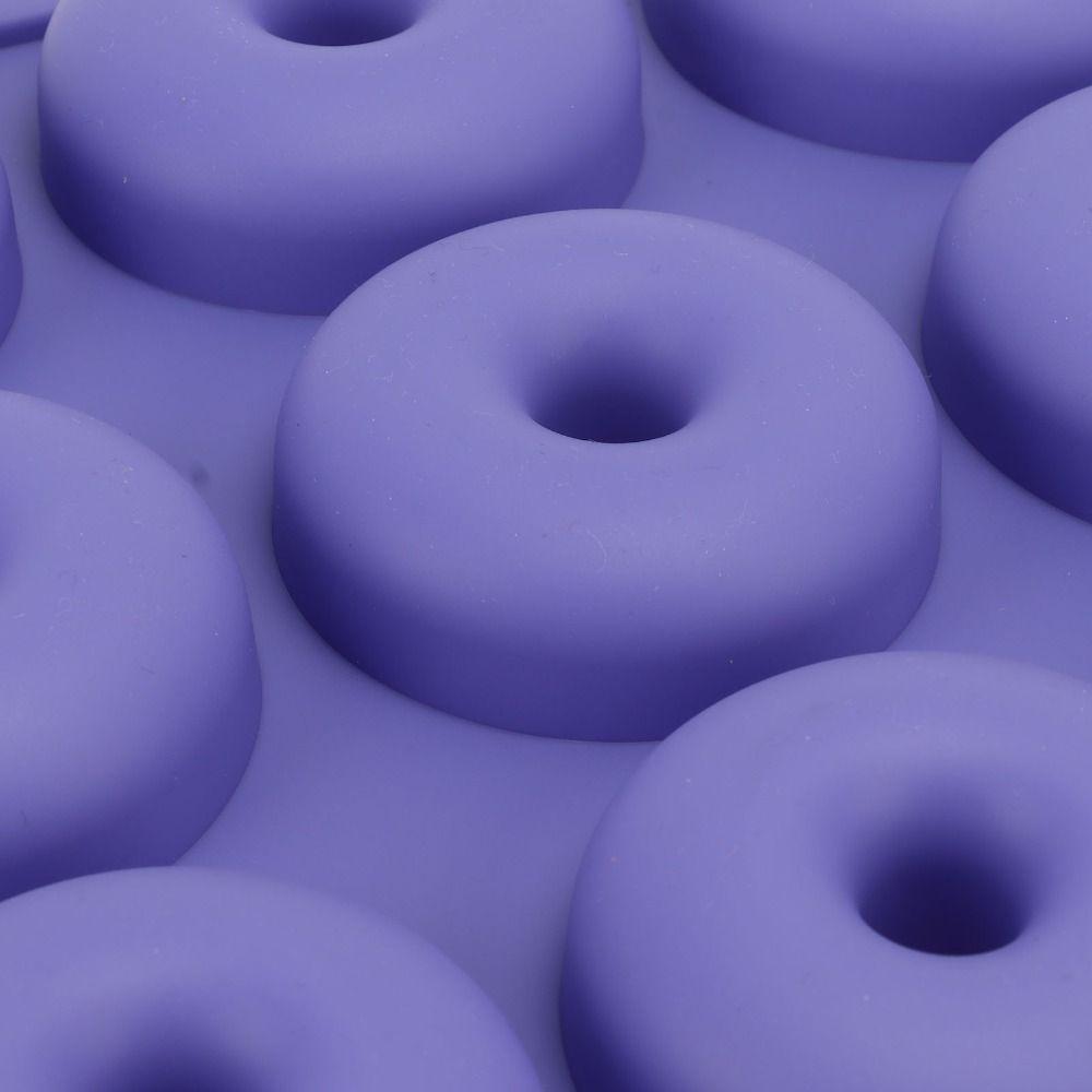Non-Stick Surface Silicone Donut Pan Food-Grade Silicone Ring Cake Mold Baking Tray Oven Baking