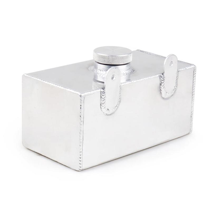 Полированный алюминиевый сплав Бачок омывателя лобового стекла Интеркулер Спрей Универсальный Охлаждающая жидкость Расширительный бачок