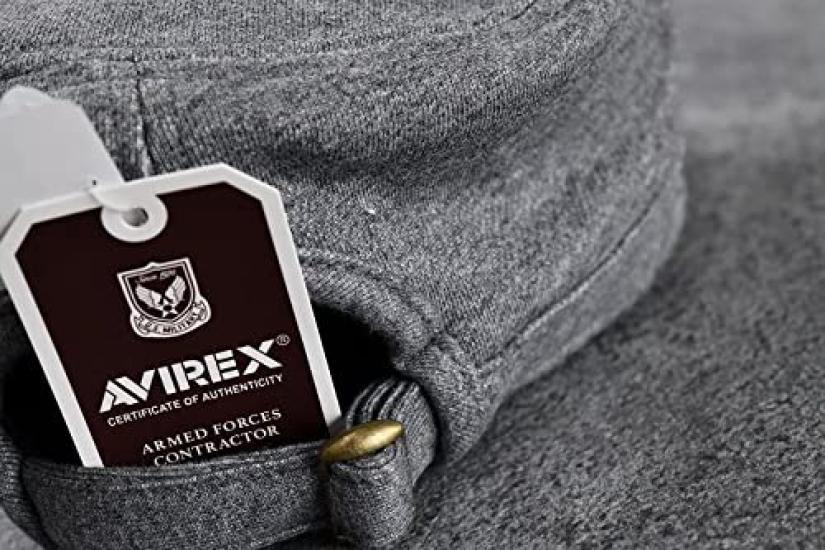 Оригинальная рабочая кепка, брендовая, большой размер 7992540, номер 14787700 [Avirex], мужская (JP, Размер, 62.0 см, 64.0 см, GRAY_Sweat(85))