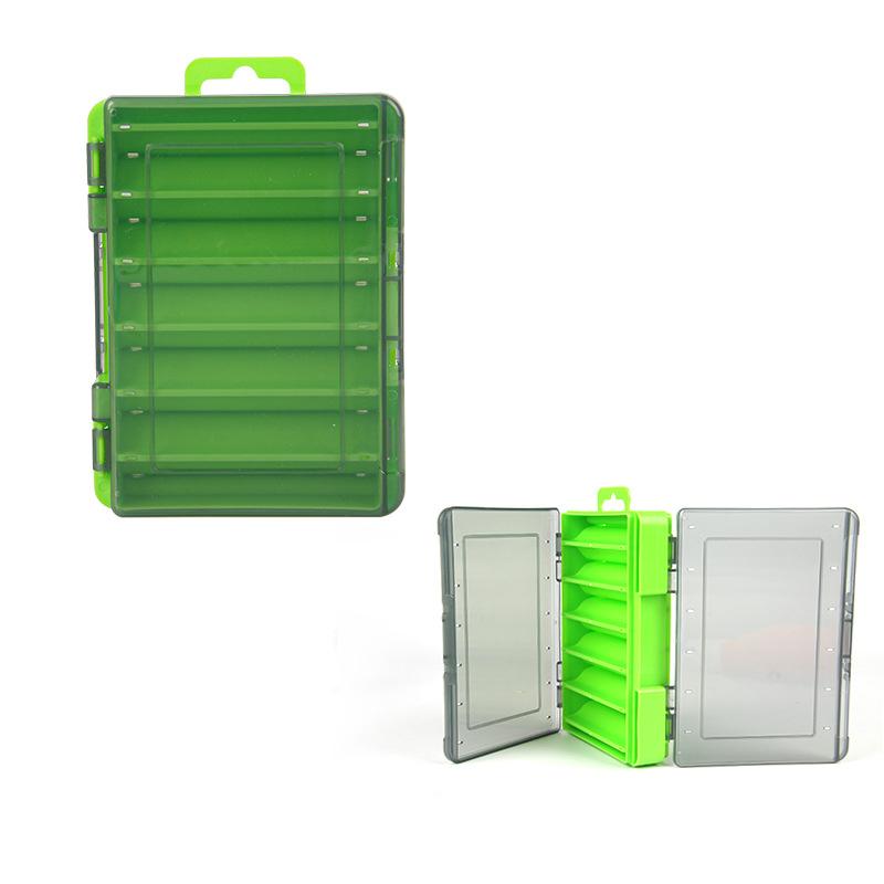 Рыболовная коробка с 12 отделениями, портативная двухсторонняя приманка для улицы, многофункциональная высококачественная коробка для рыболовных инструментов