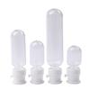 5Pcs 2/3/5/10Ml Mini Refillable Bottle Transparent With Cap Empty Sample Vial Powder Solid Storage Essential Oil Bottle