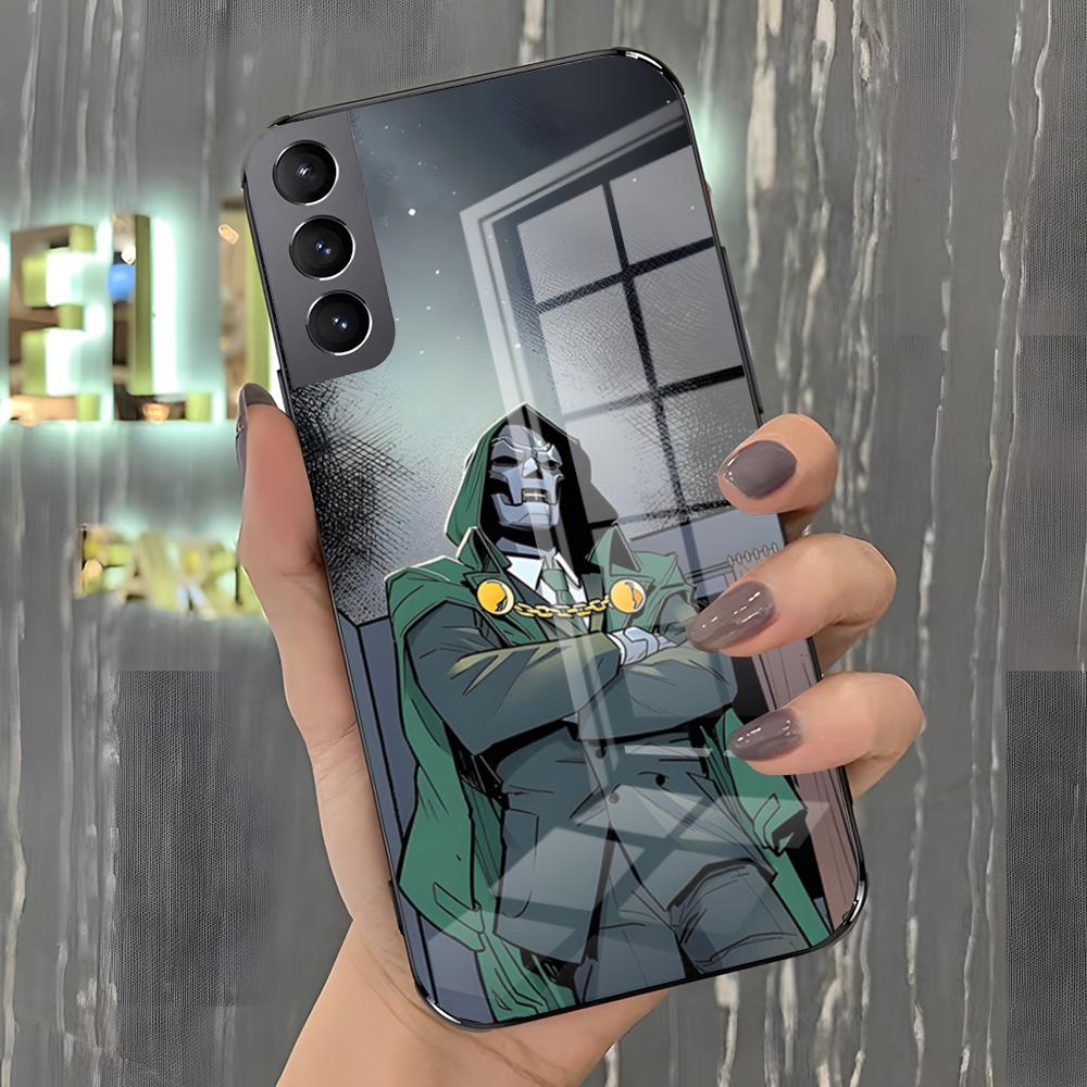 Чехол для телефона MF DOOM Rapper для Samsung S26 S25 Plus S20 S20 Plus S22 Ultra S23 FE S21 Plus S21 Ultra Стеклянная крышка
