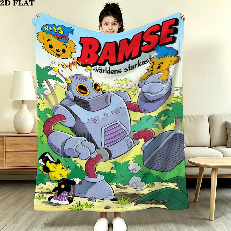 1PC Bamse Blanket, High quality Comfortable for All Seasons, Home Decor, Warmth and Comfort
