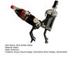 Metal Wine Bottle Holder Saucy Figure Drink Holder Bar Tabletop Wine Rack for Decorative Display Wine Enthusiasts Gift