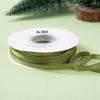 Корейская матовая лента из полиэстера и хлопка для изготовления бантов и аксессуаров для волос своими руками, 1 см